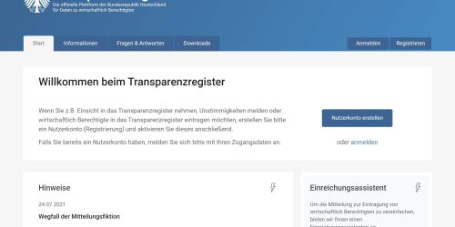 transparenzregister